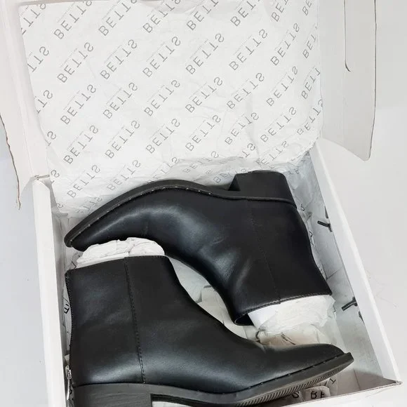 Betts TikTak Pointed Toe Ankle Boot Black Size 6 - Picture 3 of 3